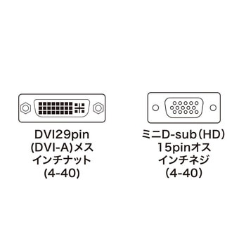 DVIアダプタ サンワサプライ