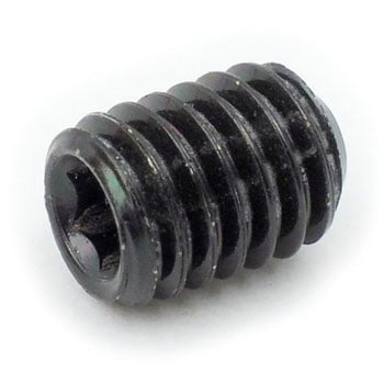 六角穴付止めねじ くぼみ先 (SCM440/亜鉛黒)(パック品) 大阪魂