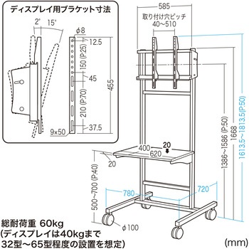液晶・プラズマディスプレイスタンド サンワサプライ