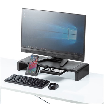 3段階横幅可変タイプ机上ラック サンワサプライ