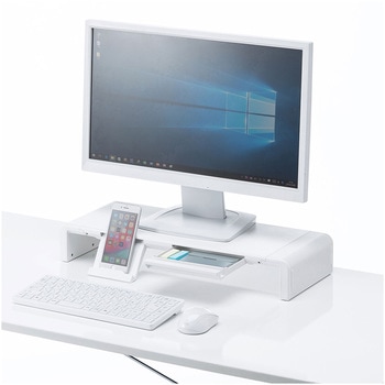 3段階横幅可変タイプ机上ラック サンワサプライ