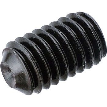 六角穴付止めねじ くぼみ先 (ステンレス/ブラック)(パック品) 大阪魂