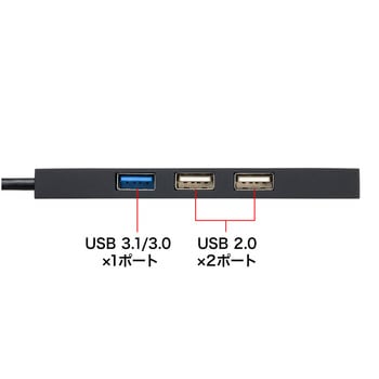 USB Type Cコンボハブ サンワサプライ