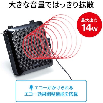 ハンズフリー拡声器スピーカー サンワサプライ