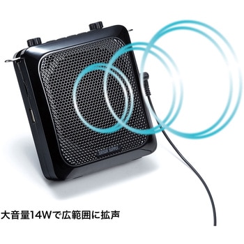 ハンズフリー拡声器スピーカー サンワサプライ