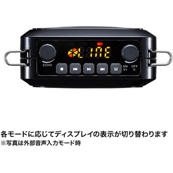 ハンズフリー拡声器スピーカー サンワサプライ