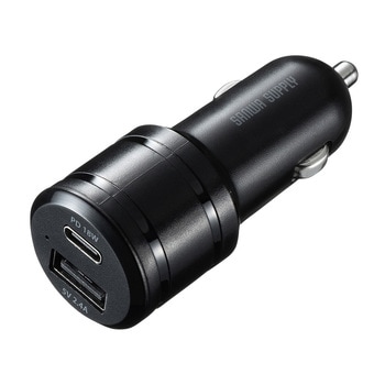 USB Power Delivery対応カーチャージャー サンワサプライ