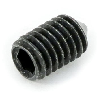 6×10 六角穴付止めねじ とがり先 (鉄/三価ブラック)(パック品) 大阪魂 41546172