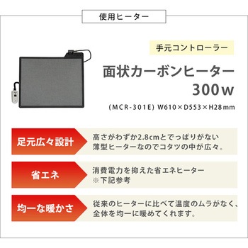 モザイク天板 こたつ 長方形 105x75 萩原