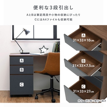 システムベッド [ ロフトベッド & デスク & ラック 3点セット ] 萩原