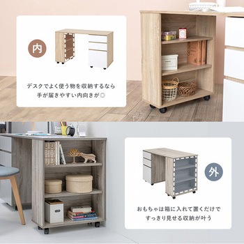 システムベッド [ ロフトベッド & デスク & ラック 3点セット ] 萩原