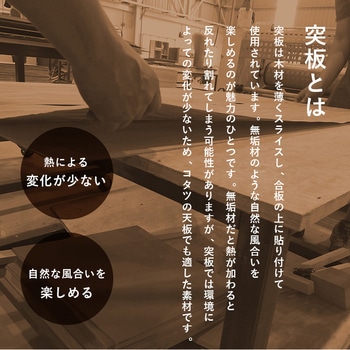 布団レス&高さ2段階調節 ダイニングこたつ 120×75cm 萩原