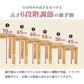 ダイニングこたつ こたつテーブル 長方形 幅105cm 萩原