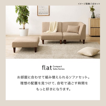 1Pソファ 単品 1人掛け ソファ ローソファ アームレスソファ 萩原