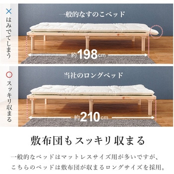 国産 総 ひのき ベッド & 畳 マットレス セット シングル 萩原
