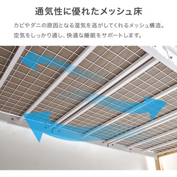 ロフトベッド ロータイプ ～ ミドルタイプ 高さ137/162 萩原