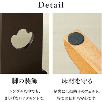 経机 仏具 桐製 供物台 折りたたみ式 ミニテーブル 【単品・高さ28cmタイプ】 萩原