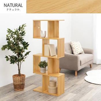 3色から選べるオープンラック 幅62cm 4段タイプ 萩原