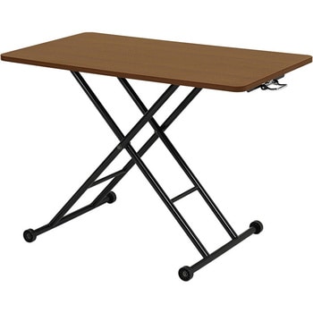 ガス圧式 昇降テーブル センターテーブル 無段階 高さ調節 リフティングテーブル 萩原