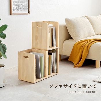 【 完成品 】ブックスタンド A4対応サイズ 本棚 卓上 2個セット パイン材 萩原