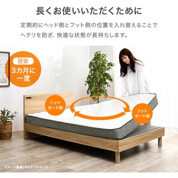 ボンネルコイル マットレス単品 SSS/S/SD/D 萩原