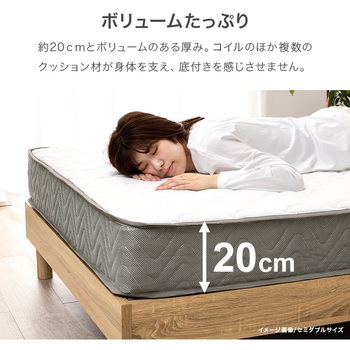 ポケットコイル マットレス単品 SSS/S/SD/D 萩原