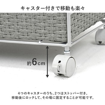 ランドリーチェスト 幅40/65cm ワゴン 洗面台収納 萩原