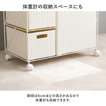 ランドリーチェスト 幅40/65cm ワゴン 洗面台収納 萩原