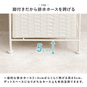 スリムラック 幅15/20/25cm 収納 隙間収納 すき間 ランドリー収納 萩原
