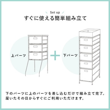 スリムラック 幅15/20/25cm 収納 隙間収納 すき間 ランドリー収納 萩原