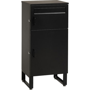 宅配BOX 配達ボックス プッシュキー 2段 上段19L/下段39L ポスト 鍵付き アンカーボルト付属 萩原
