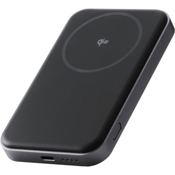 マグネット式モバイルバッテリー 【Qi2ワイヤレス充電/USB充電 両対応】 5000mAh 最大15W エレコム