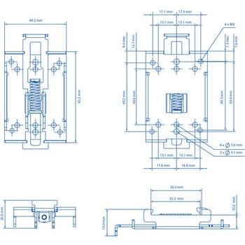 DIN RAIL KIT テルトニカ・ネットワークス