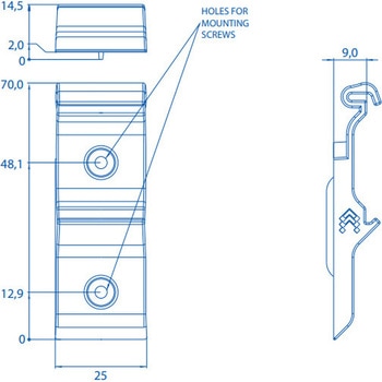 COMPACT DIN RAIL KIT テルトニカ・ネットワークス