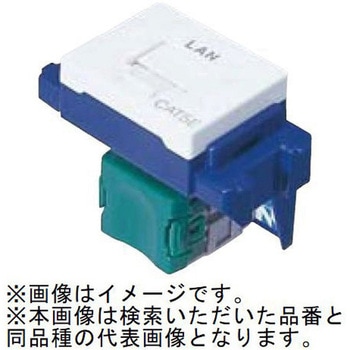 ぐっとすシリーズ 情報モジュラジャック 埋込型 CAT5 ミルキーホワイト Panasonic(パナソニック)
