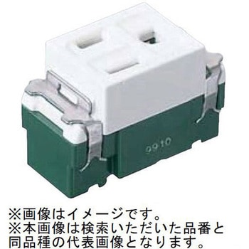 コスモシリーズワイド21 シングル接地コンセント ホワイト Panasonic(パナソニック)