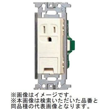 フルカラーコンセント アースターミナル付 接地コンセント Panasonic(パナソニック)