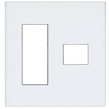 コスモシリーズワイド21 コンセントプレート 2連用/4コ用 ホワイト Panasonic(パナソニック)