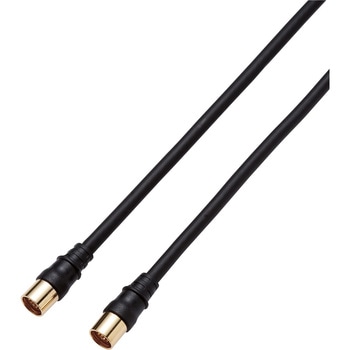 テレビ接続ケーブル(1.5m)(ブラック) - DXアンテナ