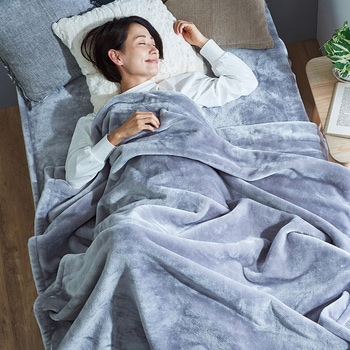 CALDO NIDO notte3 掛け毛布 シルバー シングル ディーブレス