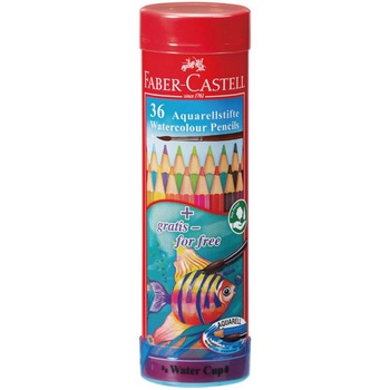 ファーバーカステル 水彩色鉛筆 丸缶 Faber Castell