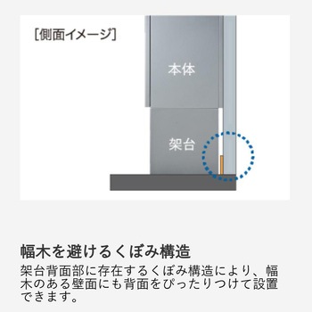宅配ボックス ルスポ シェア(RUSUPO SHARE) KDTシリーズ 左・右開き 架台設置タイプ 河村電器産業