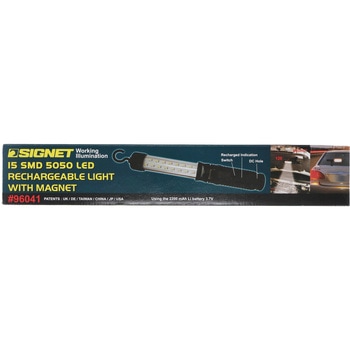 マグネット付5050 SMD 15LED充電式作業灯 SIGNET(シグネット)