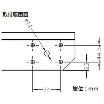 54071・54073・54081用固定キャスター(1ケ) SIGNET(シグネット)