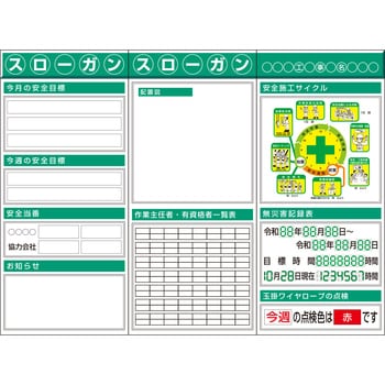 スチール製フラット掲示板3点タイプセット つくし工房