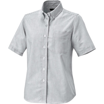 ladies short sleeve button down shirts