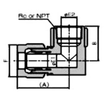 フィメイルエルボ PILLAR(日本ピラー工業)