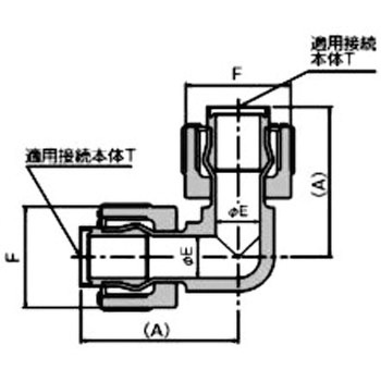 エルボアダプタ PILLAR(日本ピラー工業)