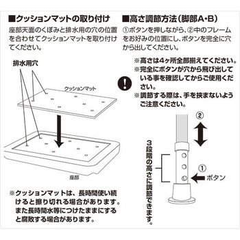 コンフォート シャワーチェア&半身浴チェア YAMAZEN(山善)