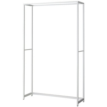 シリーズ什器「ラテラル・ロコ」WHITE W120cm D40cm 本体 - ストア・エキスプレス